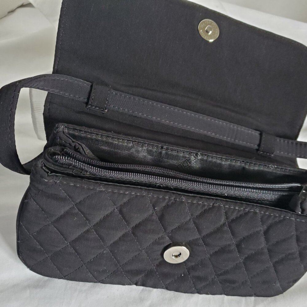 Small all black Vera Bradley bag~SALE - Picture 3 of 7